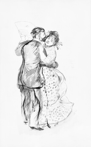 The Dance In The Country Coloring Page